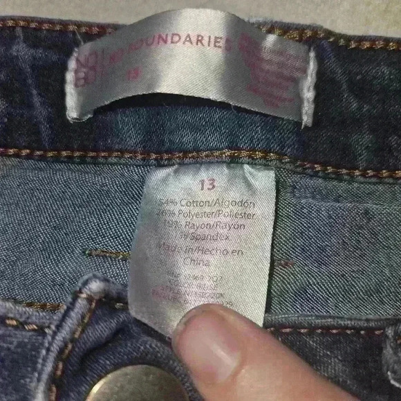 No Boundaries Juniors Jeans Size 13 - Picture 10 of 11